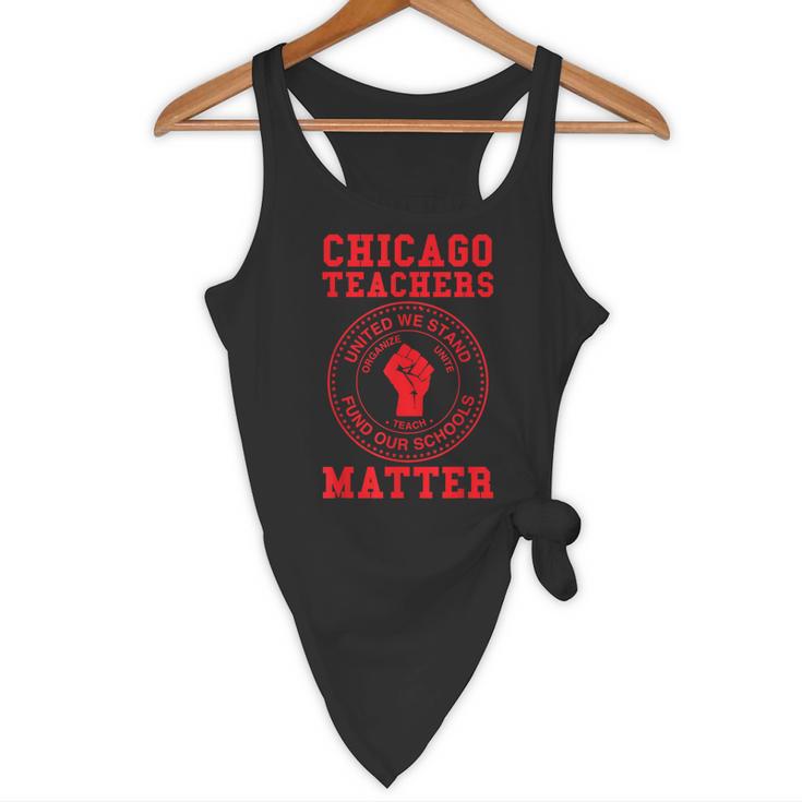 Chicago Teachers Matter Support Union Education Red For Ed Flowy Tank, novelty gifts, funny gifts Chicago Teachers Matter Support Union Education Red For Ed Flowy Tank, novelty gifts, funny gifts