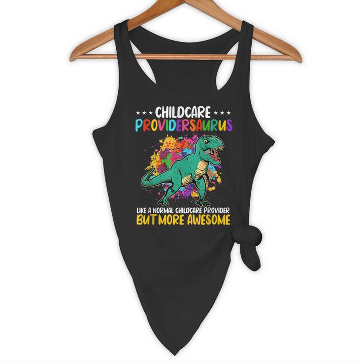 Childcare Providersaurus Daycare Teachers Flowy Tank, novelty gifts, funny gifts