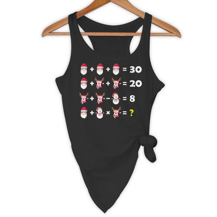 Christmas Math Quiz Teacher Equation Math Teacher Flowy Tank, novelty gifts, funny gifts Christmas Math Quiz Teacher Equation Math Teacher Flowy Tank, novelty gifts, funny gifts