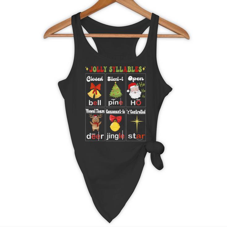 Christmas Reading Teacher Syllable Types Reading Teacher Flowy Tank, novelty gifts, funny gifts Christmas Reading Teacher Syllable Types Reading Teacher Flowy Tank, novelty gifts, funny gifts