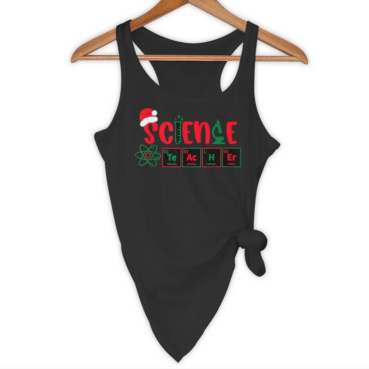 Christmas Science Teacher Santa Educator Chemical Elements Flowy Tank, novelty gifts, funny gifts Christmas Science Teacher Santa Educator Chemical Elements Flowy Tank, novelty gifts, funny gifts