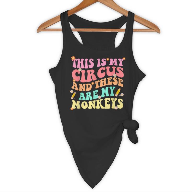 This Is My Circus And These Are My Monkeys School Teacher Flowy Tank, novelty gifts, funny gifts This Is My Circus And These Are My Monkeys School Teacher Flowy Tank, novelty gifts, funny gifts