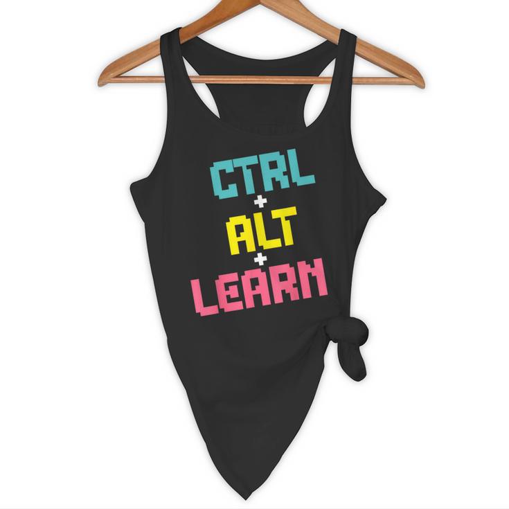 Computer Teacher Back To School Kids Ctrl Alt Learn Flowy Tank, novelty gifts, funny gifts Computer Teacher Back To School Kids Ctrl Alt Learn Flowy Tank, novelty gifts, funny gifts