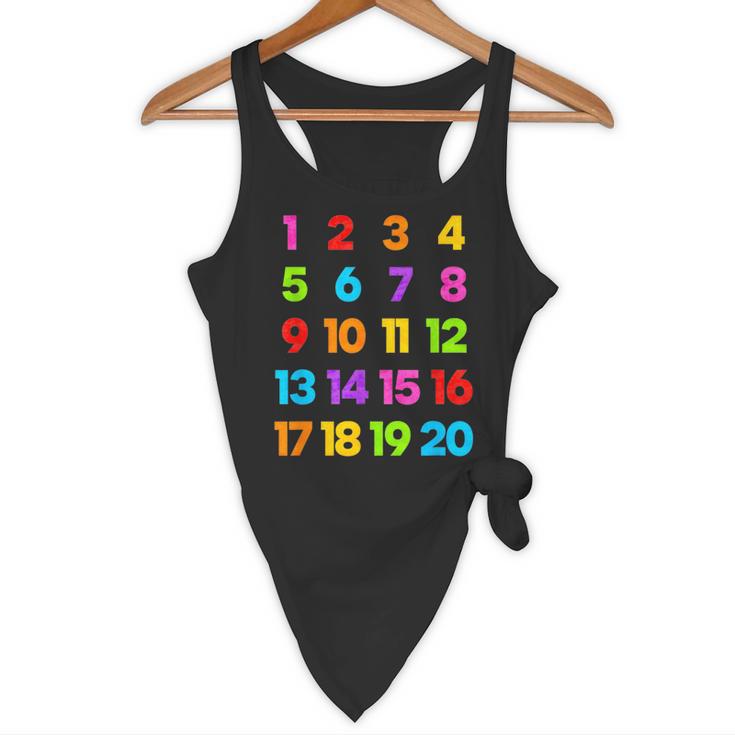 Counting 1-10 Learn To Count Number School Kids Teacher Flowy Tank, novelty gifts, funny gifts