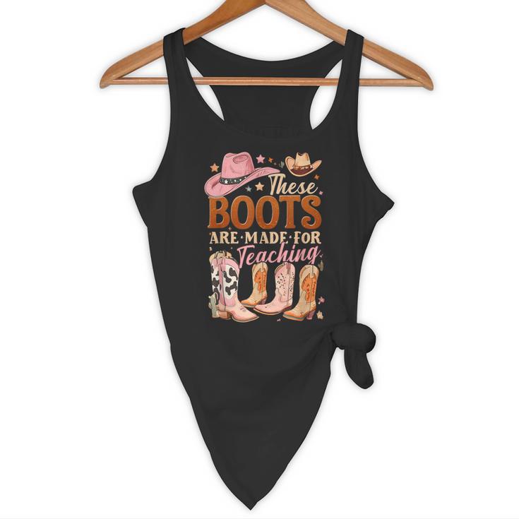 Cowboy Teacher These Boots Are Made-For Teaching School Flowy Tank, novelty gifts, funny gifts Cowboy Teacher These Boots Are Made-For Teaching School Flowy Tank, novelty gifts, funny gifts