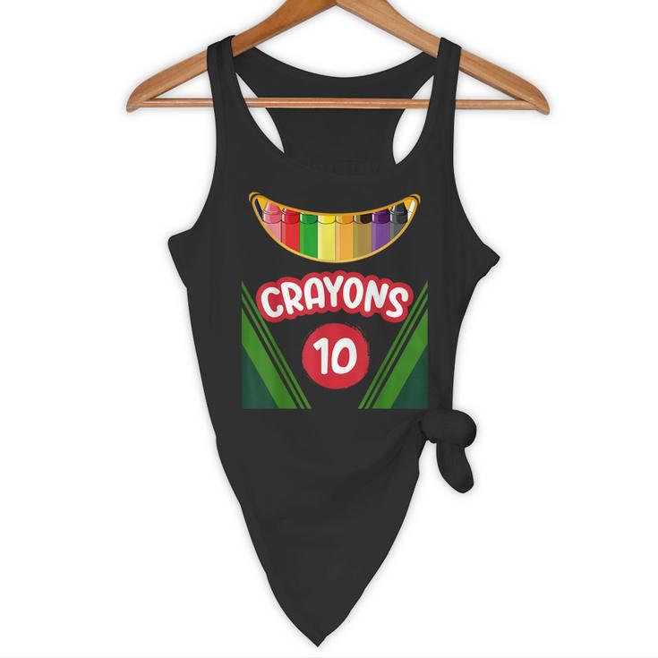 Crayon Box Fun Teacher Student Crayon Squad Halloween 2022 Flowy Tank, novelty gifts, funny gifts Crayon Box Fun Teacher Student Crayon Squad Halloween 2022 Flowy Tank, novelty gifts, funny gifts