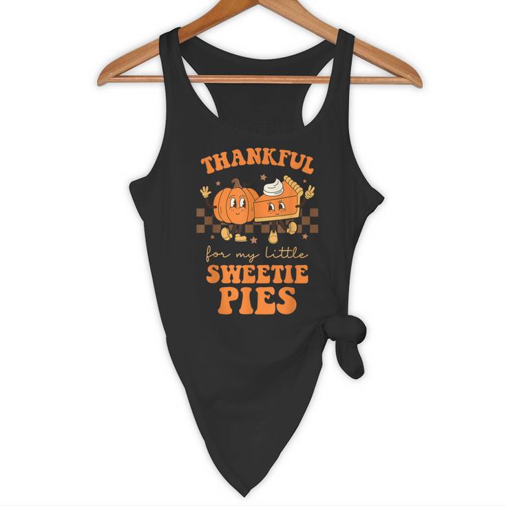 Cute Thanksgiving Teacher Thankful For My Sweetie Pies Mom Flowy Tank, novelty gifts, funny gifts Cute Thanksgiving Teacher Thankful For My Sweetie Pies Mom Flowy Tank, novelty gifts, funny gifts