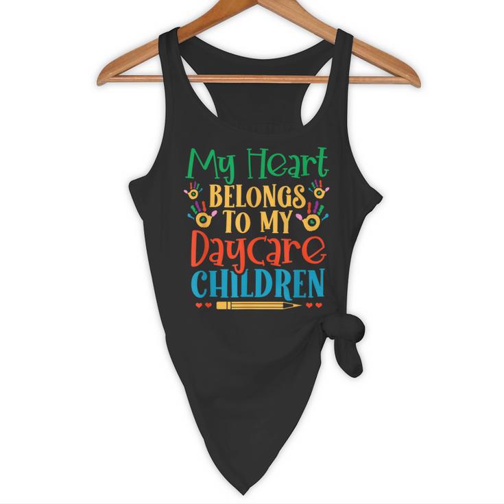 Daycare Children Childcare Provider Teacher PreK Nursery Flowy Tank, novelty gifts, funny gifts