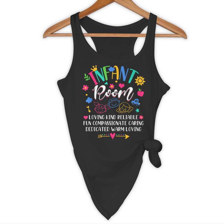 Daycare Provider Loving Kind Reliable Infant Room Teacher Flowy Tank, novelty gifts, funny gifts