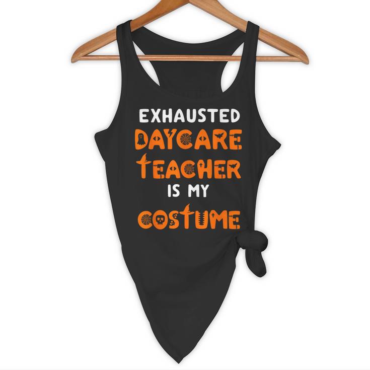 Daycare Teacher Halloween Costume Tired Day Care Shirt Flowy Tank, novelty gifts, funny gifts Daycare Teacher Halloween Costume Tired Day Care Shirt Flowy Tank, novelty gifts, funny gifts