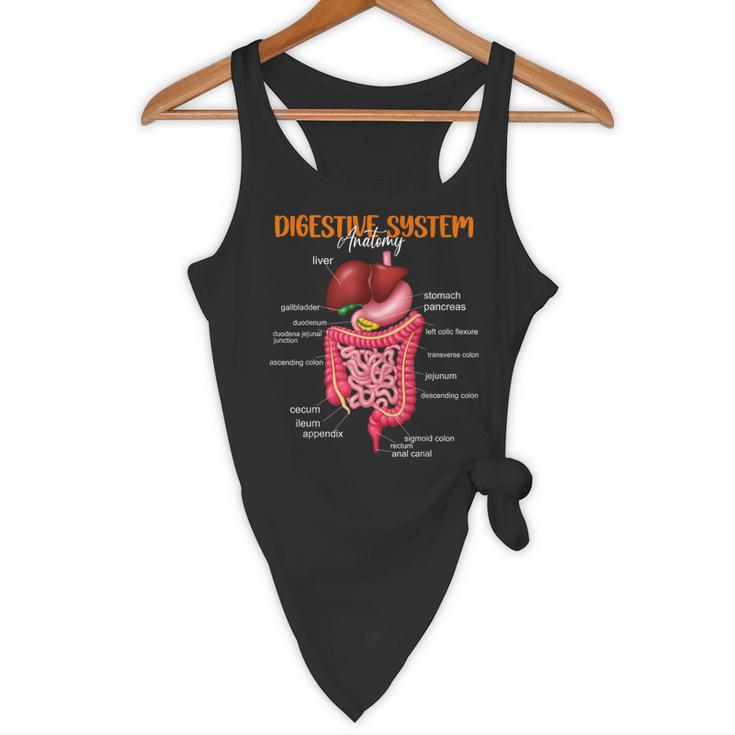 Digestive System Anatomy Anatomical Biology Teacher Flowy Tank, novelty gifts, funny gifts
