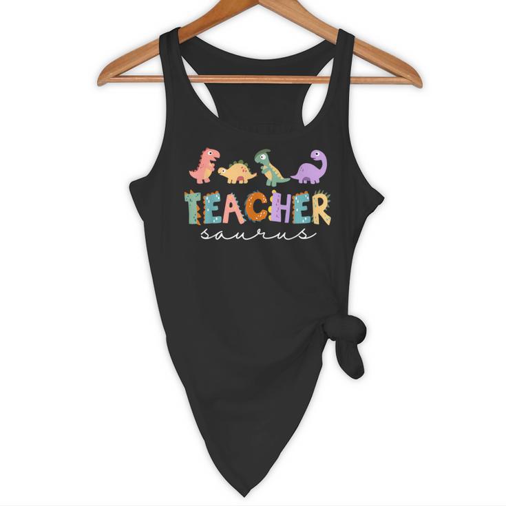 Dinosaur Teacher Teachersaurus Rex Dino Flowy Tank, novelty gifts, funny gifts Dinosaur Teacher Teachersaurus Rex Dino Flowy Tank, novelty gifts, funny gifts