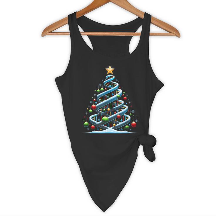 DNA Helix Christmas Tree Scientist Biology Science Teacher Flowy Tank, novelty gifts, funny gifts DNA Helix Christmas Tree Scientist Biology Science Teacher Flowy Tank, novelty gifts, funny gifts