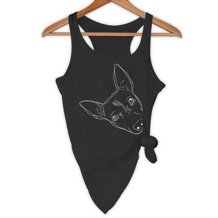 Dog American Hairless Terrier Flowy Tank, novelty gifts, funny gifts
