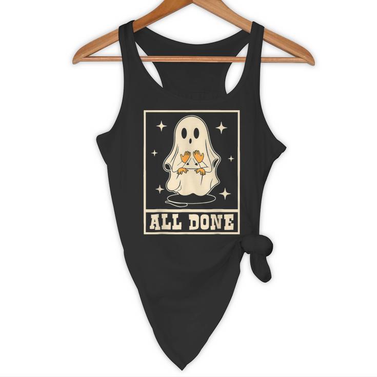 All Done Sign Language Ghost Speech Pathology Teacher Flowy Tank, novelty gifts, funny gifts All Done Sign Language Ghost Speech Pathology Teacher Flowy Tank, novelty gifts, funny gifts