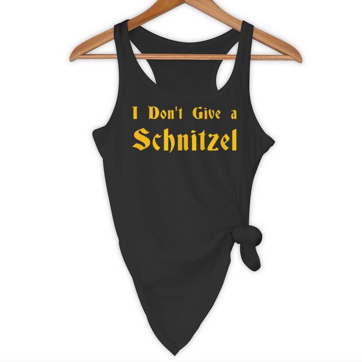 I Don't Give a Schnitzel T-Shirt Flowy Tank, novelty gifts, funny gifts
