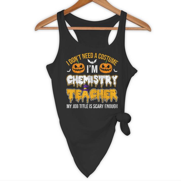 I Don't Need A Costume I'm Chemistry Teacher Cool Halloween Flowy Tank, novelty gifts, funny gifts I Don't Need A Costume I'm Chemistry Teacher Cool Halloween Flowy Tank, novelty gifts, funny gifts