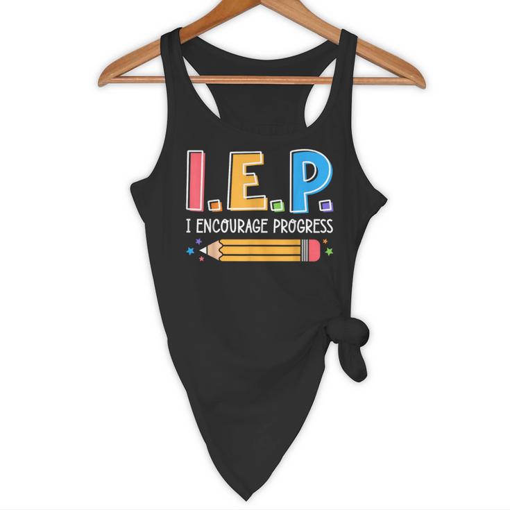 I E P I Encourage Progress Special Education Teacher Flowy Tank, novelty gifts, funny gifts