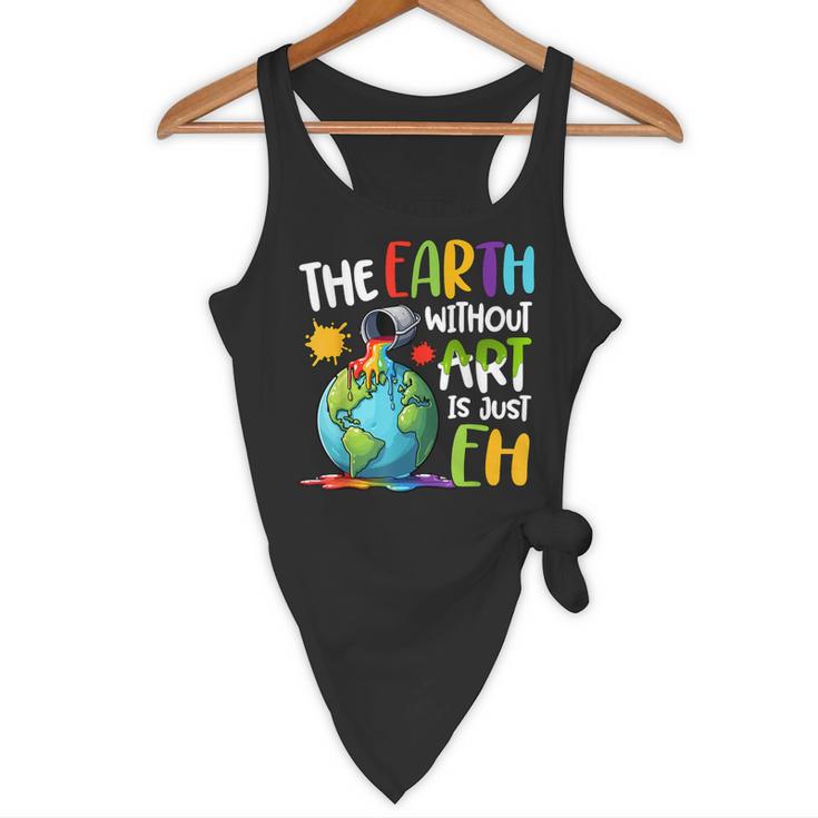 Earth Without Art Is Just Eh Artist Art Teacher Flowy Tank, novelty gifts, funny gifts Earth Without Art Is Just Eh Artist Art Teacher Flowy Tank, novelty gifts, funny gifts