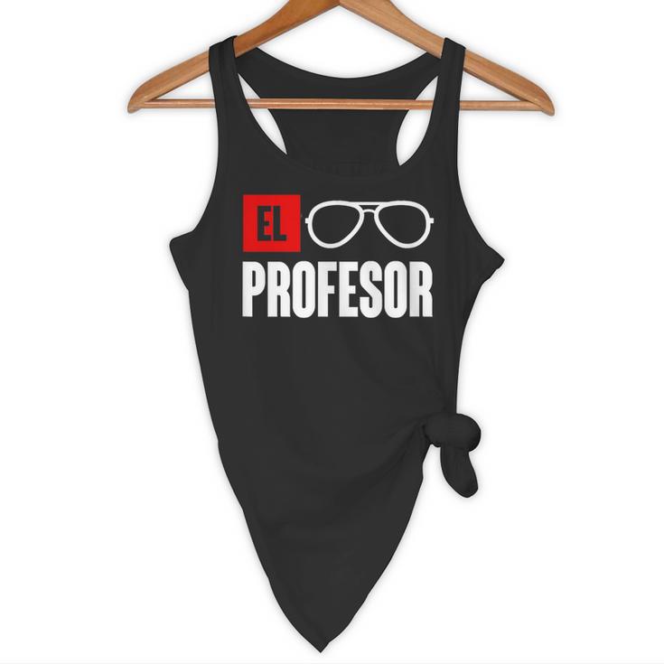 El Professor Money Costume Profesor Glasses Men Teacher Gift Flowy Tank, novelty gifts, funny gifts El Professor Money Costume Profesor Glasses Men Teacher Gift Flowy Tank, novelty gifts, funny gifts