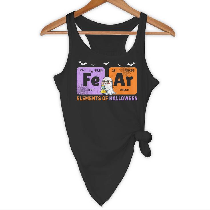 Elements Of Halloween Fear Periodically Chemistry Teacher Flowy Tank, novelty gifts, funny gifts Elements Of Halloween Fear Periodically Chemistry Teacher Flowy Tank, novelty gifts, funny gifts