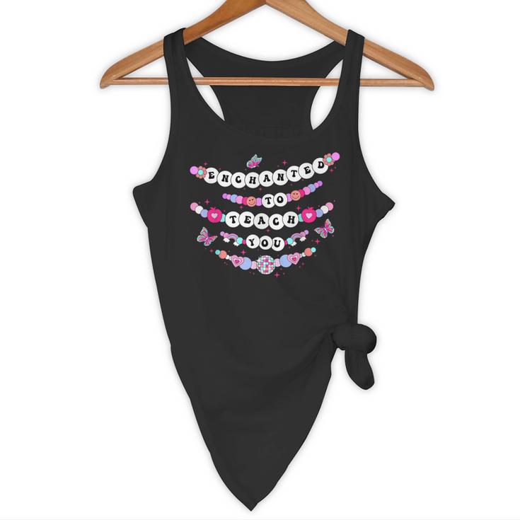 Enchanted To Teach You Bracelet Teacher Back To School Flowy Tank, novelty gifts, funny gifts