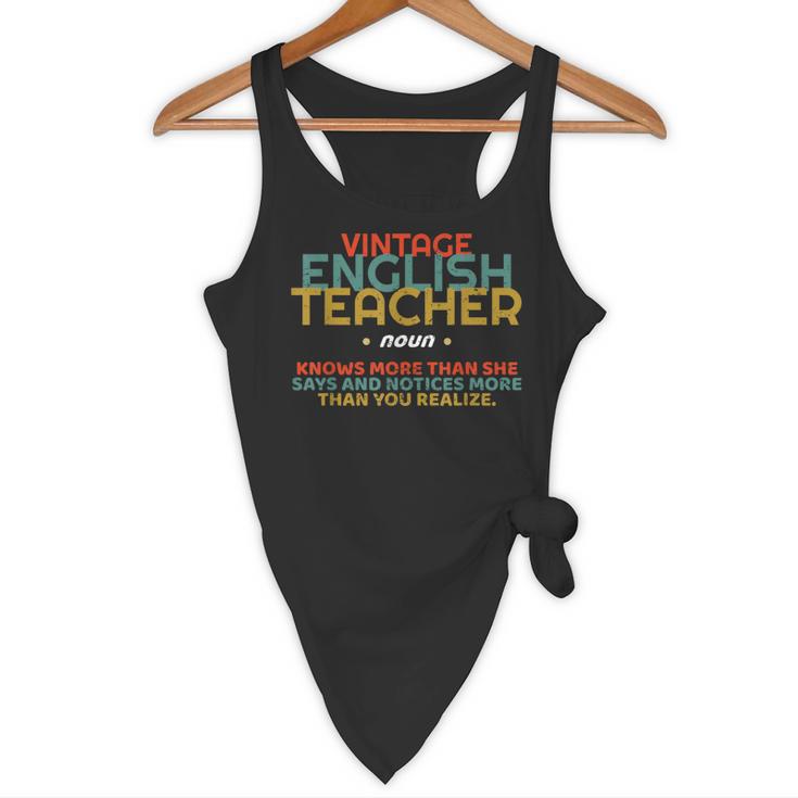 ENGLISH TEACHER Definition Vintage Tee T-Shirt Flowy Tank, novelty gifts, funny gifts ENGLISH TEACHER Definition Vintage Tee T-Shirt Flowy Tank, novelty gifts, funny gifts