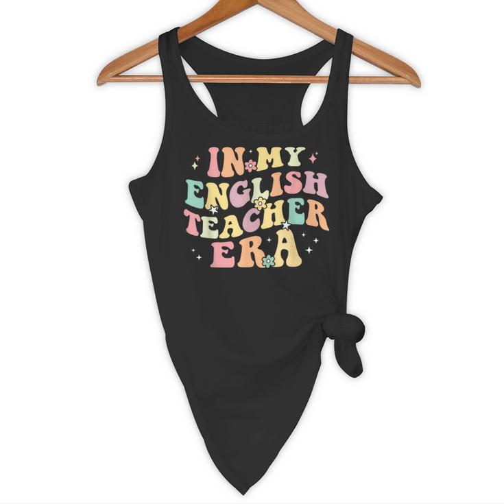 In My English Teacher Era Retro Back To School Literature Men Women Flowy Tank, novelty gifts, funny gifts