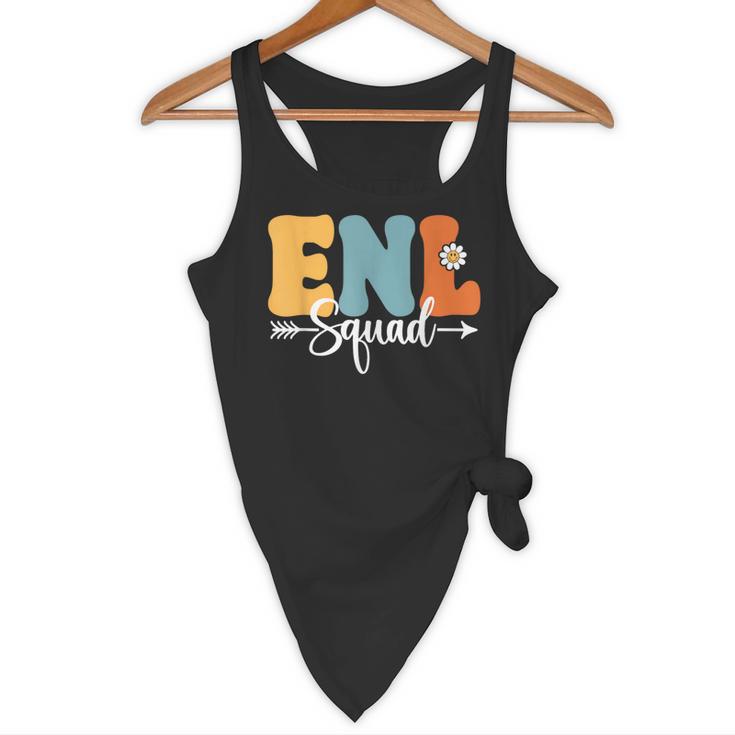 ENL Squad Back To School Teachers Students ENL Crew Men Women Girls Kids Flowy Tank, novelty gifts, funny gifts