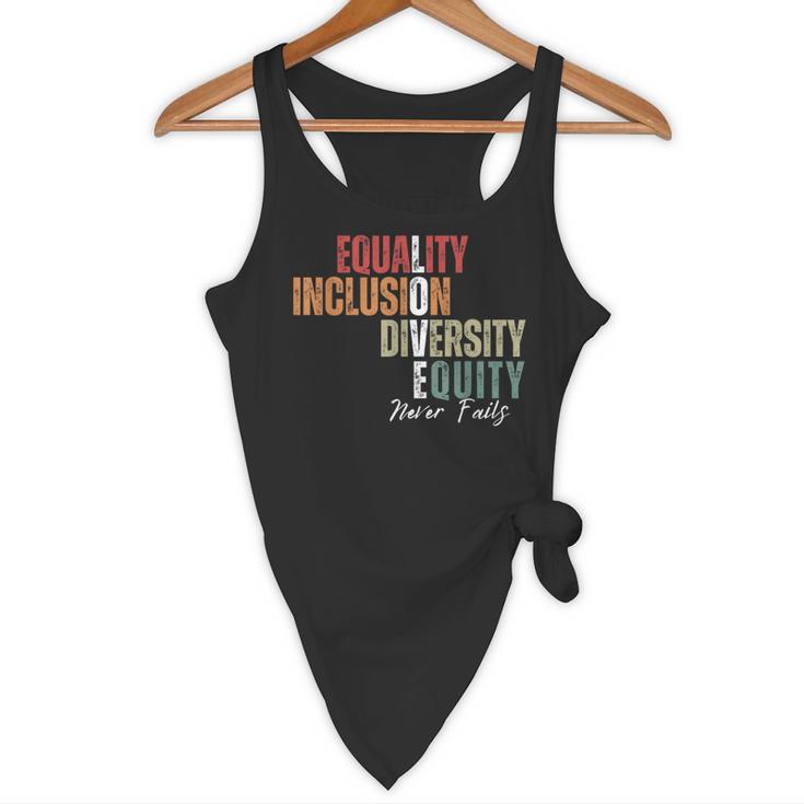 Equality Inclusion Diversity Equity Love Never Fails Teacher Flowy Tank, novelty gifts, funny gifts Equality Inclusion Diversity Equity Love Never Fails Teacher Flowy Tank, novelty gifts, funny gifts