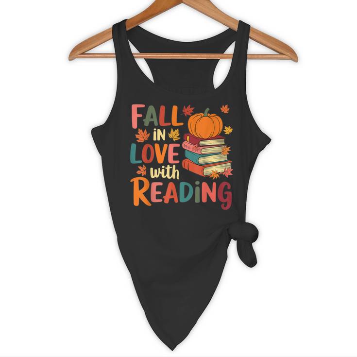 Fall In Love With Reading Autumn Thanksgiving Shirt Teacher Flowy Tank, novelty gifts, funny gifts Fall In Love With Reading Autumn Thanksgiving Shirt Teacher Flowy Tank, novelty gifts, funny gifts