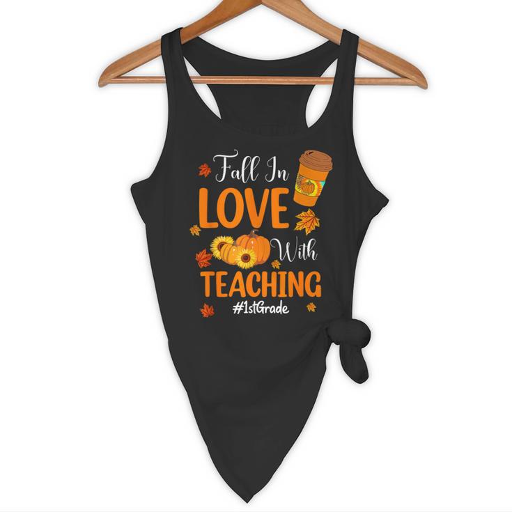 Fall In Love With Teaching 1st Grade Teacher Thanksgiving For Men Women Girls Kids Flowy Tank, novelty gifts, funny gifts Fall In Love With Teaching 1st Grade Teacher Thanksgiving For Men Women Girls Kids Flowy Tank, novelty gifts, funny gifts