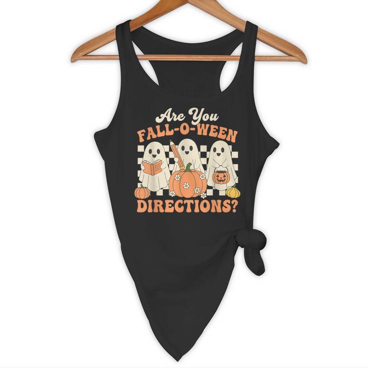 Are You Fall O Ween Directions Halloween Teacher Flowy Tank, novelty gifts, funny gifts Are You Fall O Ween Directions Halloween Teacher Flowy Tank, novelty gifts, funny gifts