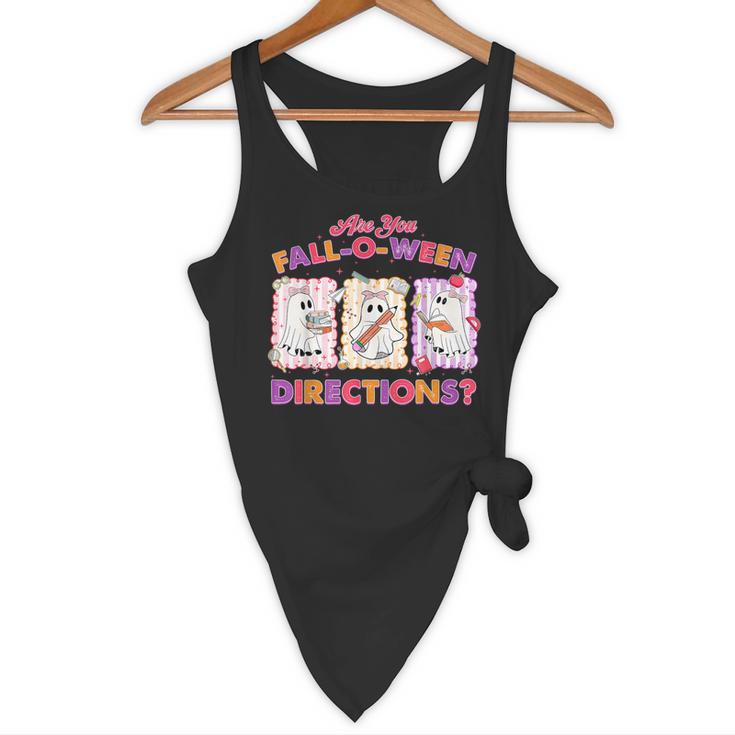 Are You Fall-O-Ween Directions Halloween Teacher Ghost Flowy Tank, novelty gifts, funny gifts Are You Fall-O-Ween Directions Halloween Teacher Ghost Flowy Tank, novelty gifts, funny gifts