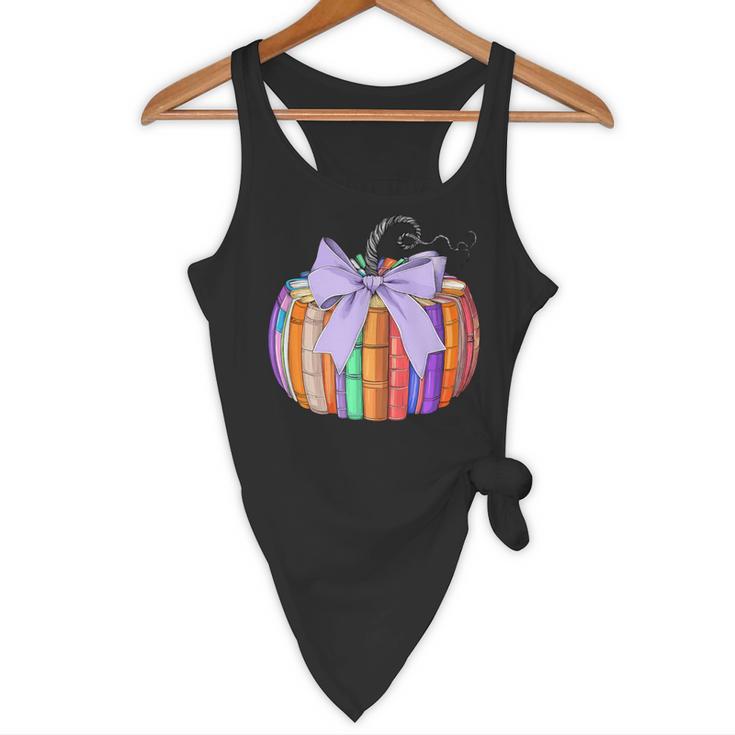 Fall Pumpkin Books Lover Halloween Teacher Teaching Staff Flowy Tank, novelty gifts, funny gifts Fall Pumpkin Books Lover Halloween Teacher Teaching Staff Flowy Tank, novelty gifts, funny gifts