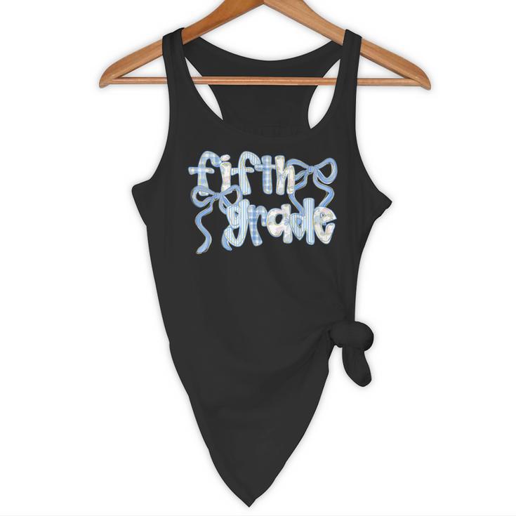 Fifth Grade Team Coquette Bow 5th Grade Teacher Girl Kid Flowy Tank, novelty gifts, funny gifts Fifth Grade Team Coquette Bow 5th Grade Teacher Girl Kid Flowy Tank, novelty gifts, funny gifts