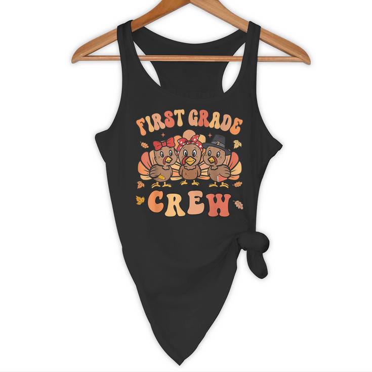 First Grade Crew Thanksgiving Fall Teacher 1st Grade Team Flowy Tank, novelty gifts, funny gifts First Grade Crew Thanksgiving Fall Teacher 1st Grade Team Flowy Tank, novelty gifts, funny gifts