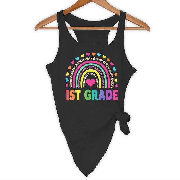 First Grade Rainbow Girls Boys Teacher Team 1st Grade Squad Flowy Tank, novelty gifts, funny gifts