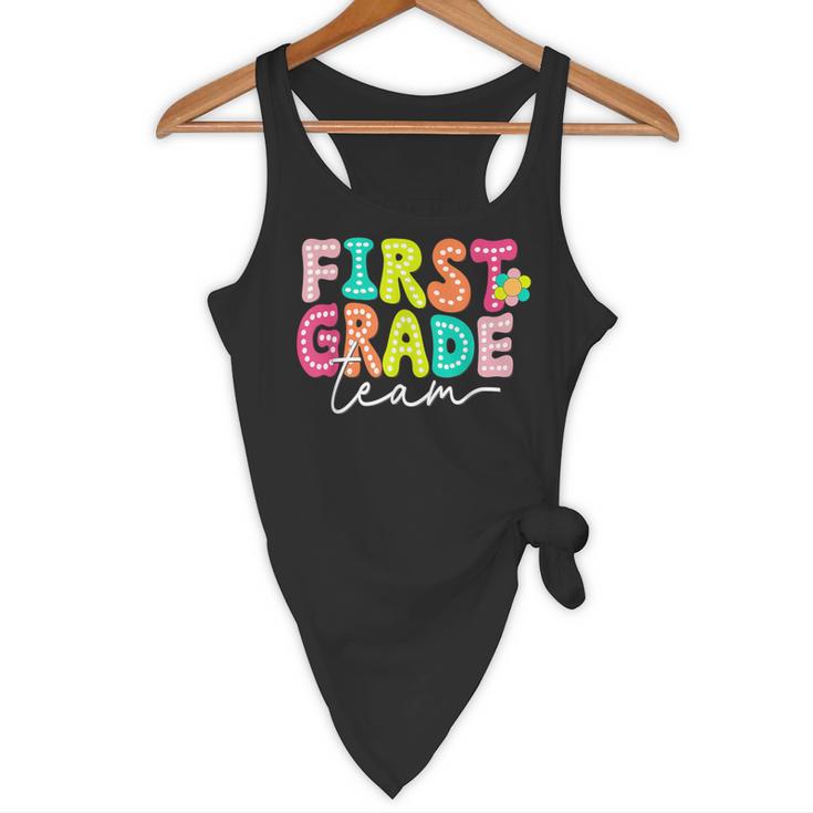 First Grade Team Teacher Back To School 1st Grade Squad Kids Flowy Tank, novelty gifts, funny gifts First Grade Team Teacher Back To School 1st Grade Squad Kids Flowy Tank, novelty gifts, funny gifts