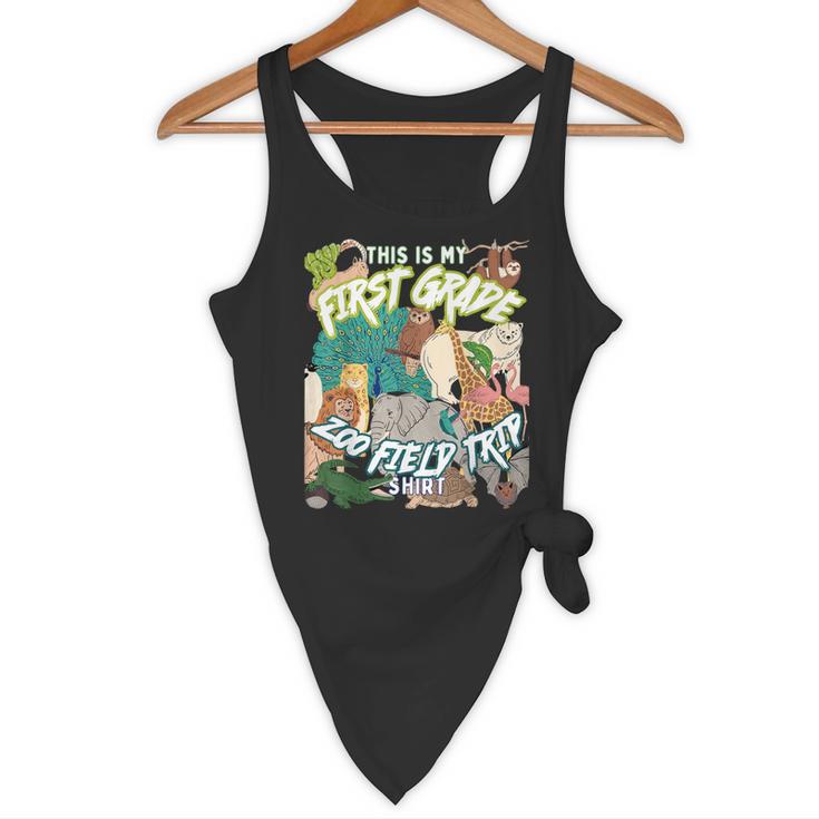 First Grade Zoo Field Trip Matching Student Teacher Class Flowy Tank, novelty gifts, funny gifts First Grade Zoo Field Trip Matching Student Teacher Class Flowy Tank, novelty gifts, funny gifts