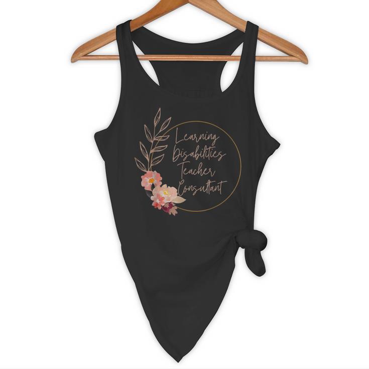 Floral Learning Disabilities Teacher Consultant SPED Teacher Flowy Tank, novelty gifts, funny gifts Floral Learning Disabilities Teacher Consultant SPED Teacher Flowy Tank, novelty gifts, funny gifts