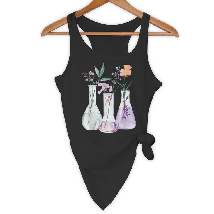 Flowers Test Tube Chemistry Student Science Teacher Women Flowy Tank, novelty gifts, funny gifts Flowers Test Tube Chemistry Student Science Teacher Women Flowy Tank, novelty gifts, funny gifts