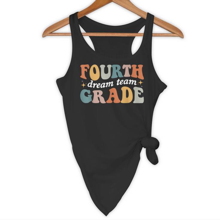 Fourth Grade Dream Team 4th Grade Teacher Back To School Flowy Tank, novelty gifts, funny gifts