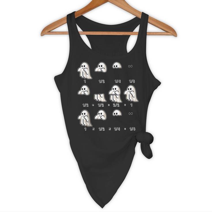Fractions Math Teacher Ghost Math Halloween Humorous Flowy Tank, novelty gifts, funny gifts Fractions Math Teacher Ghost Math Halloween Humorous Flowy Tank, novelty gifts, funny gifts