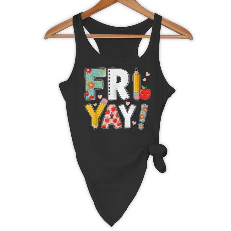 Fri Yay Teacher Happy Friday Friyay Weekend Back To School Flowy Tank, novelty gifts, funny gifts Fri Yay Teacher Happy Friday Friyay Weekend Back To School Flowy Tank, novelty gifts, funny gifts
