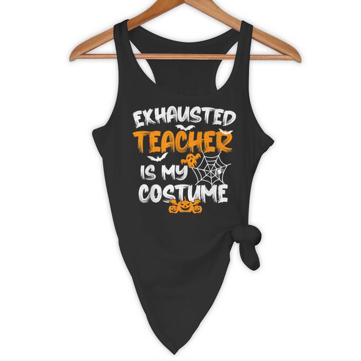 Fun Halloween Sayings Quotes Exhausted Teacher Is My Costume -Adults Short Sleeve Halloween Teacher T-Shirt Small Flowy Tank, novelty gifts, funny gifts Fun Halloween Sayings Quotes Exhausted Teacher Is My Costume -Adults Short Sleeve Halloween Teacher T-Shirt Small Flowy Tank, novelty gifts, funny gifts