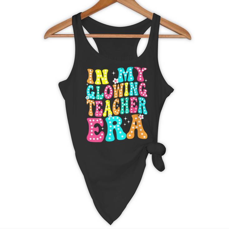 In My Glowing Teacher Era Groovy Colorful Bright Flowy Tank, novelty gifts, funny gifts In My Glowing Teacher Era Groovy Colorful Bright Flowy Tank, novelty gifts, funny gifts