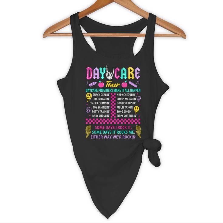 Groovy Day Care Some Days I Rock It Day Care Teacher Life Flowy Tank, novelty gifts, funny gifts Groovy Day Care Some Days I Rock It Day Care Teacher Life Flowy Tank, novelty gifts, funny gifts