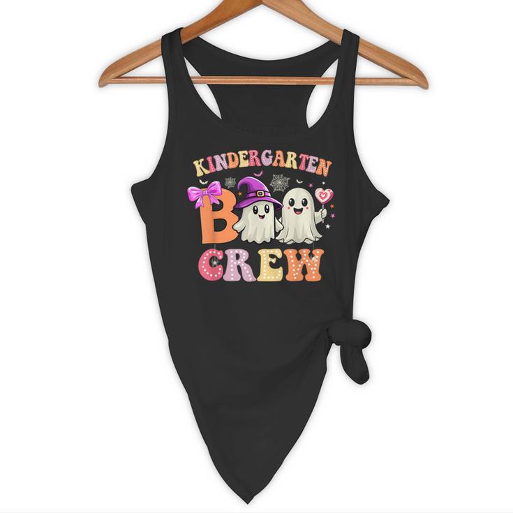 Groovy Kindergarten Boo Crew Kinder Halloween Teacher Kids Flowy Tank, novelty gifts, funny gifts Groovy Kindergarten Boo Crew Kinder Halloween Teacher Kids Flowy Tank, novelty gifts, funny gifts