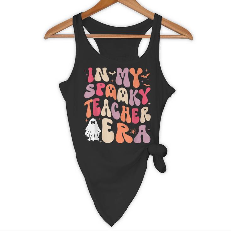 Groovy In My Spooky Teacher Era Halloween Party Boo Flowy Tank, novelty gifts, funny gifts Groovy In My Spooky Teacher Era Halloween Party Boo Flowy Tank, novelty gifts, funny gifts